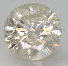 0.61 Carat J Color Round Brilliant Natural EARTH MINED Loose Diamond 5.43m VIDEO