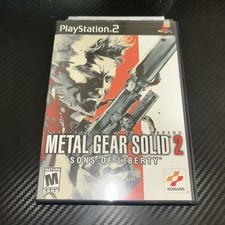 Metal Gear Solid 2: Sons of Liberty (Sony PlayStation 2, 2001) CIB w/ Manual