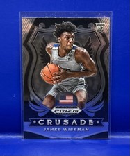 2020 Prizm Draft Picks Crusade James Wiseman 82 RC Golden St. Warriors Rookie
