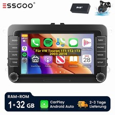 DAB+ KAM 1+32GB Für VW Touran 1T1 1T2 1T3 2003-2014 Android 14 Autoradio CarPlay
