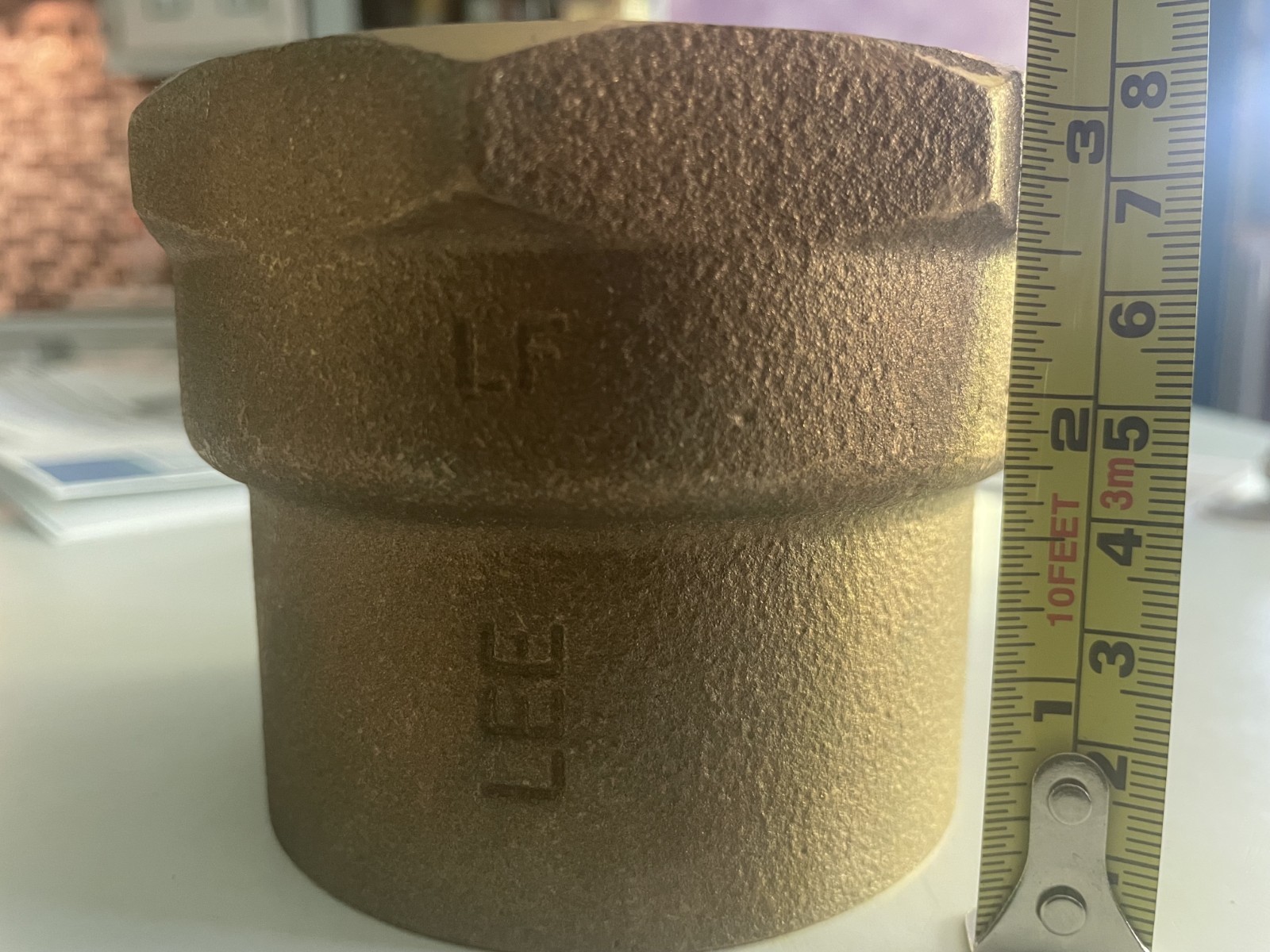 3/4th inch cast copper female adapter NR3XL, Pressure Reducing inlet/outlet