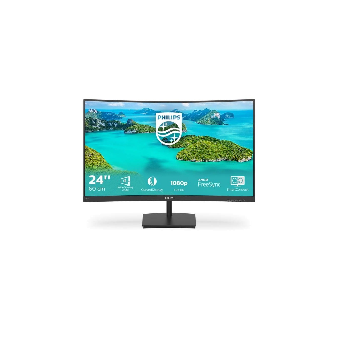 Philips E Line 241E1SCA/00 écran plat de PC 59,9 cm (23.6") 1920 x 1080 pixels Full HD LCD Noir - Image 6