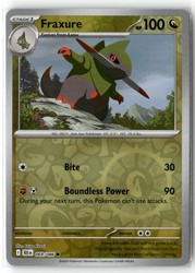 Fraxure 069/086 Black Bolt Reverse Holo