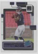 2022 Panini Clearly Donruss Rated Rookie Malik Willis #53 07lk