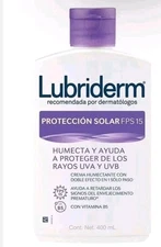LUBRIDERM PROTECCION SOLAR FPS 15/CREMA HUMECTANTE/400ML/HYDRATING CREAM W SPF15