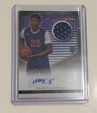 2024 Topps Midnight Basketball Rookie Jersey Autographs Marcus Sasser Base RPA