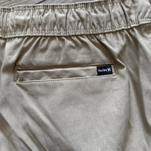 Jogger Hurley Youth Performance taglia 18/20 marrone kaki elasticizzato Pacer nylon nuovo con etichette - Foto 11 di 11