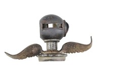 Rare Antique Gidelite Light Up Winged Hood Ornament Radiator Cap