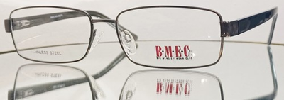 #ad B.M.E.C BIG MENS EYEWEAR CLUB BMEC BIG BRUTE Eyeglasses GUNMETAL New Metal 59 18 $85.00