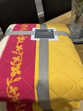 Suzani Crewel Bedspread 235 X235 CM New In Wrap For Double Or King RP £25