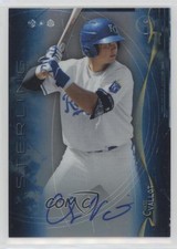 2014 Bowman Sterling Prospect Blue Refractor 8/25 Chase Vallot #BSPA-CV Auto i5q