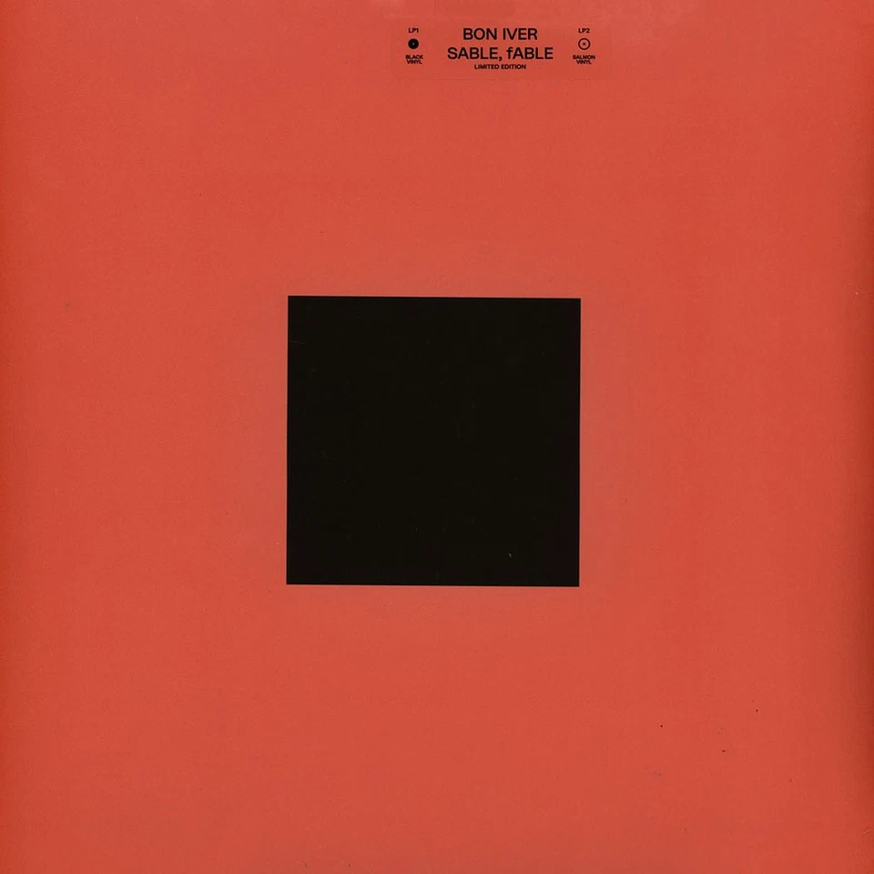Bon Iver - SABLE, fABLE Black & Salmon Vinyl Editon (2025 - US - Original) - Bild 2 von 4
