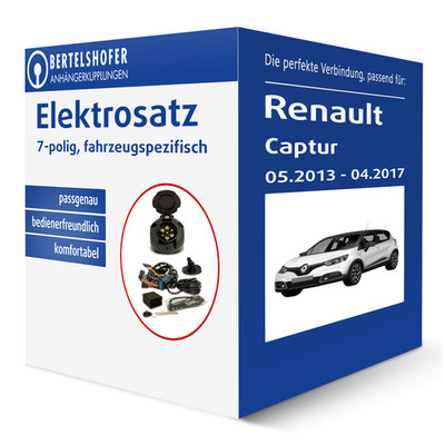 Elektrosatz 7-pol. spez für Renault Captur I Typ J5/ H5 05.2013-04.2017 NEU TOP