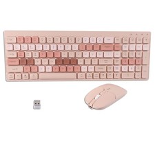 Wireless Bluetooth Keyboard and Mouse Combo USB Dual BT ,Rechargeable Multi...