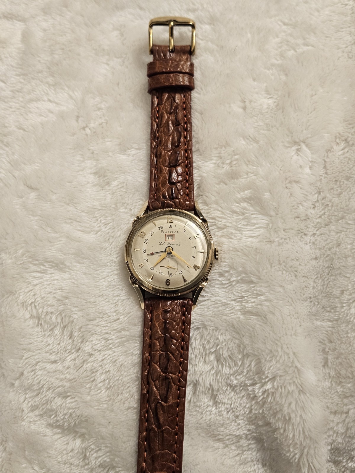 REFURBISHED Bulova Date Pointer 1955 Automatic Ex… - image 15