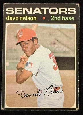 1971 Topps #241   Dave Nelson   Washington Senators  