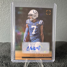 2025 Panini Photogenic Autograph Charvarius Ward #81 Indianapolis Colts NFL