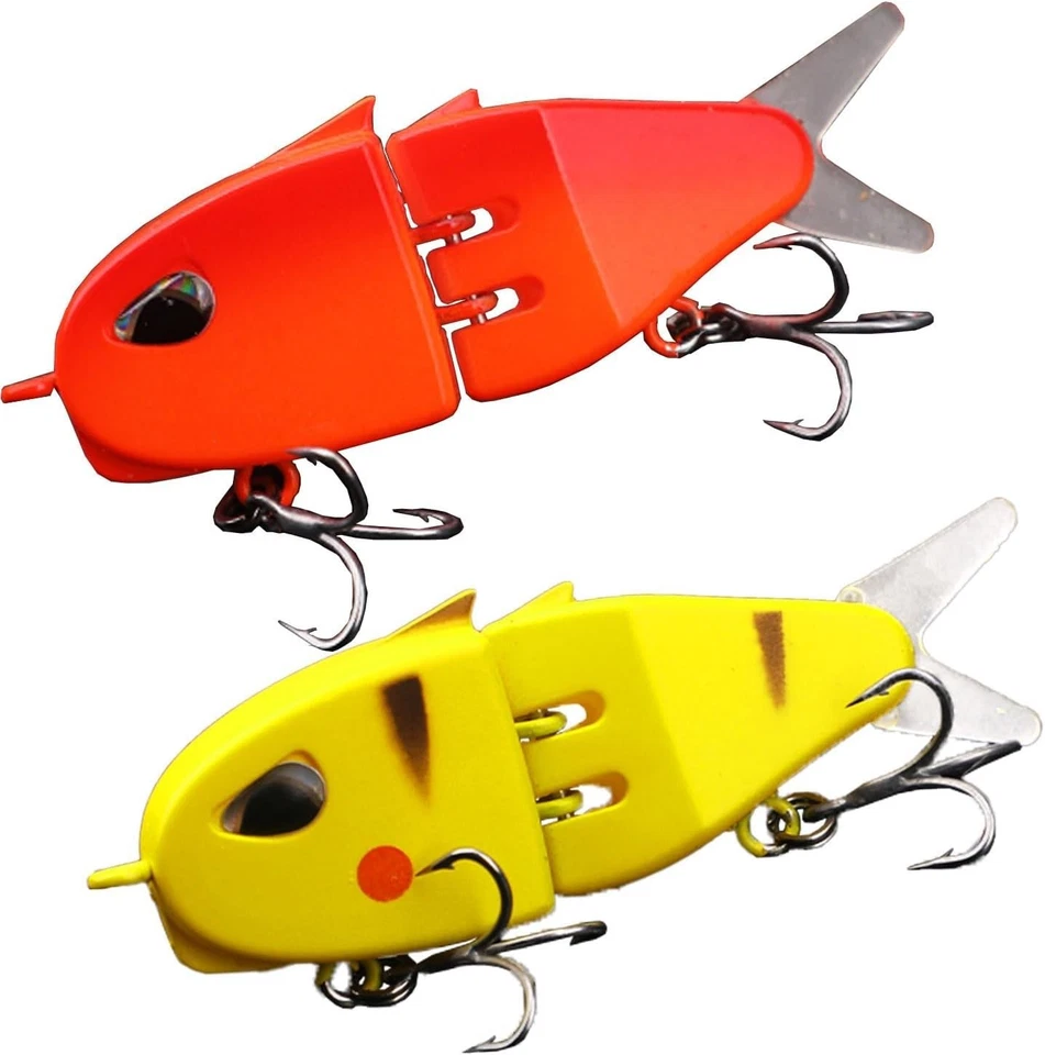 Topwater Fishing Lures for Bass Whopper Popper with Rotating Tail for... - Image 2 of 4