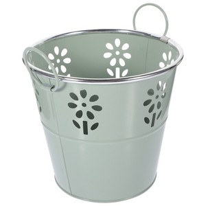 Container for Flowers Balcony Iron Planter Bucket Creative Plants Pots