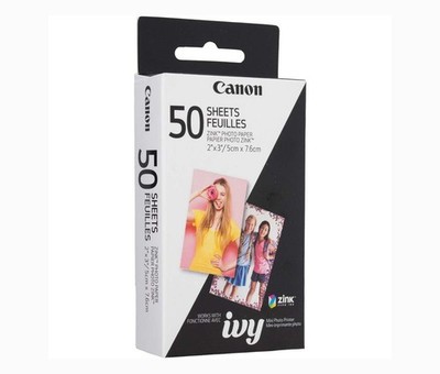 Canon ZINK Photo Paper Pack for the Canon IVY Mini Photo Printer - 50 Sheets
