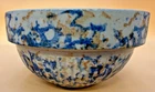 RED WING Stoneware Saffron Ware 5" Spongeware Bowl Hairline Crack & Chip