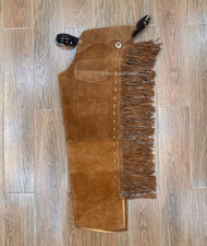 Men's Western Chap Cowboy vintage Chap Suede Leather Pant Riding Mountain Chap