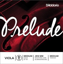 D'Addario Prelude Viola Single D String, Medium Scale, Medium Tension