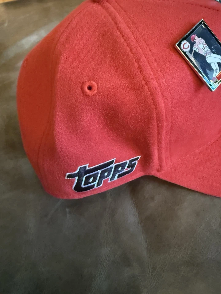 2025 Lids x Topps Player Chase Series 2 Cincinnati Reds Pete Rose Pins Felt, NEW - Image 3 of 4