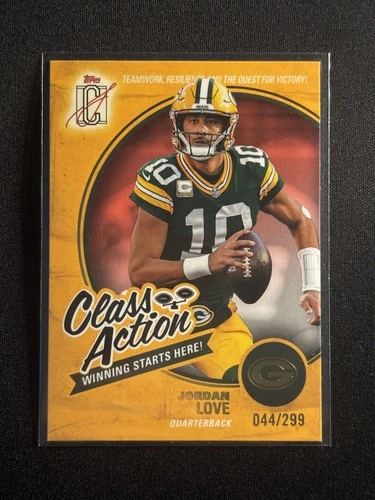2025 Topps Signature Jordan Love Coral (RAW)