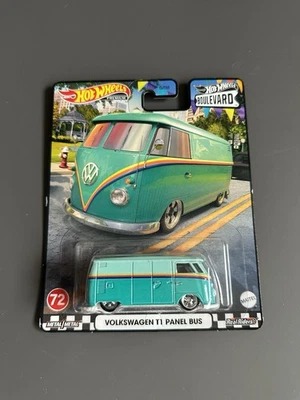 Hot Wheels Premium Boulevard VW Volkswagen T1 Panel Bus 72 - Bild 1 von 3