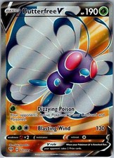 Butterfree V (Full Art) 177/189 Ultra Rare SWSH03: Darkness Ablaze NM