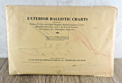 E.I. Du Pont Exterior Ballistics Charts