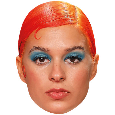 Dora Postigo (Make Up) Großer Kopf. Größer als das Leben Maske.
