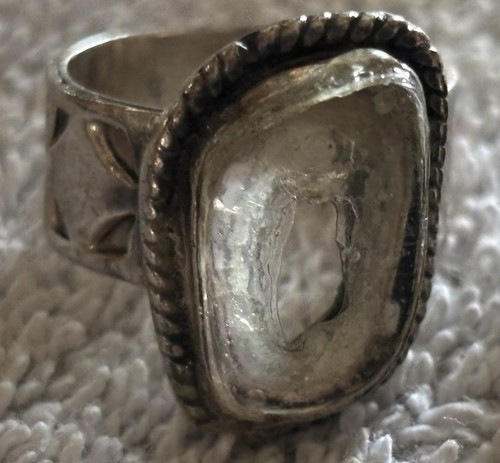 Lot Of 3 Beautiful Sterling Rings Need Repaired - Picture 3 of 16