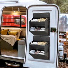 RV Shoe Storage Sticky Adhesive Tape Door Rack Wardrobe Organizer Camping Travel