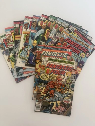 THE FANTASTIC FOUR Marvel Bronze Age Run Lot of 13 Comics - #154-180 - See List