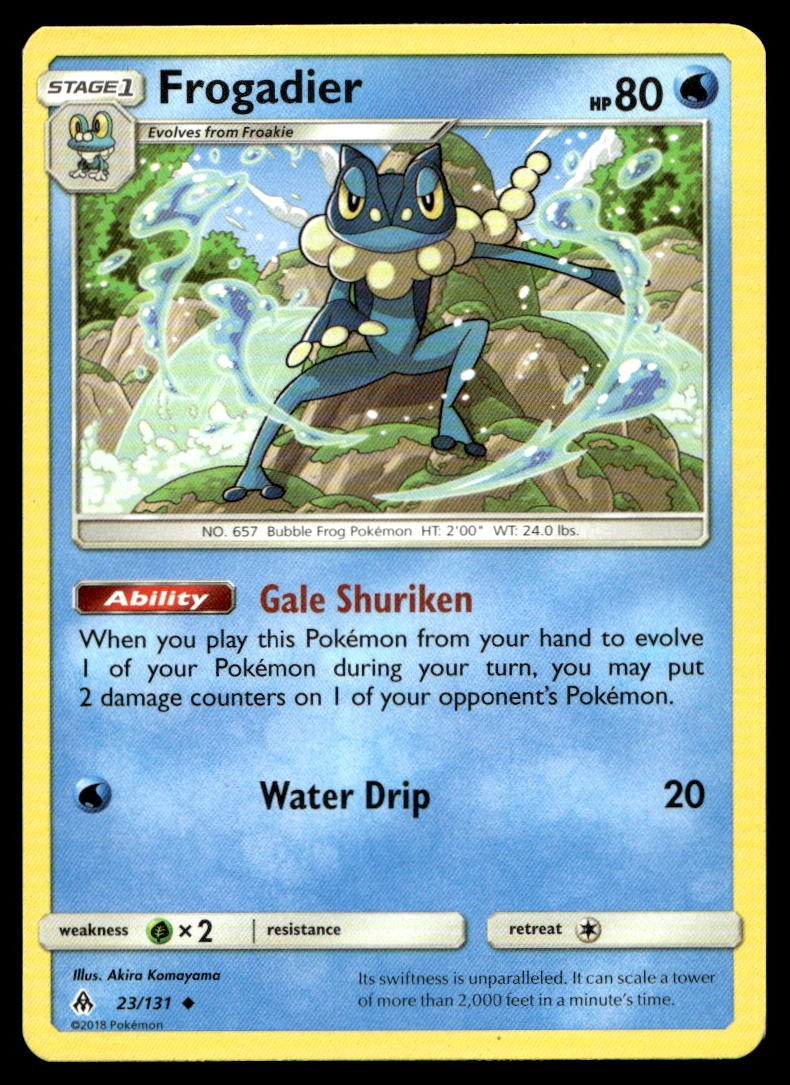 Frogadier [SM - Forbidden Light 23/131] Uncommon Pokemon TCG