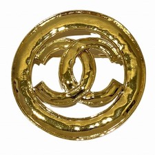 Chanel Vintage Brooch Accessory Women Gold One Size