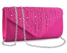 Evening Clutch Purses for Women Handbags for Formal Wedding Party A-rose