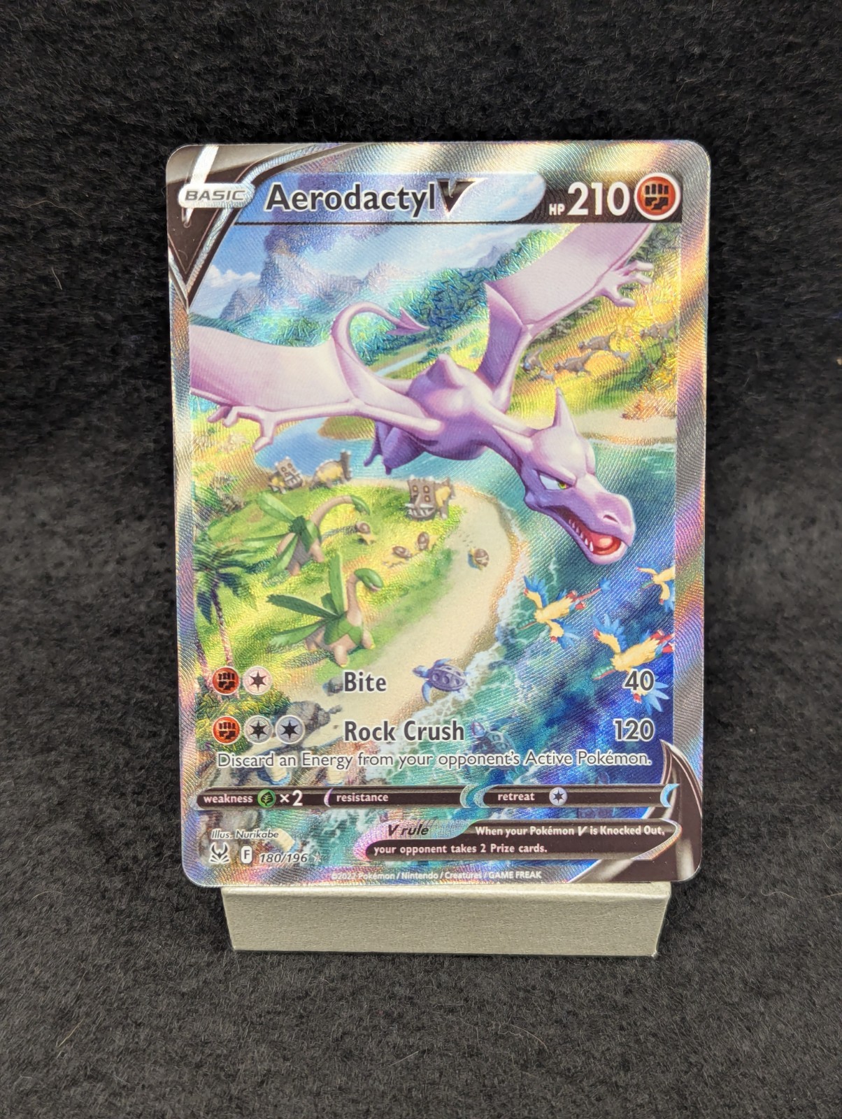 Aerodactyl V 2022 Sword & Shield: Lost Origin #180/196 Holo