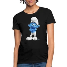 Intelligent Brainy Smurf With Glasses - The Smurf Scholarly Design Women's