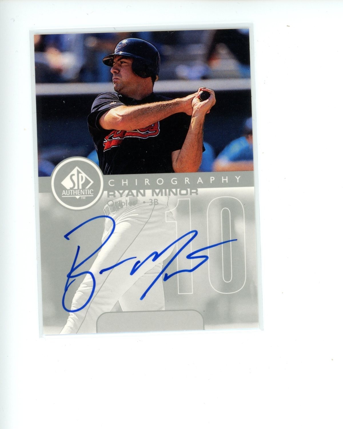 1999 Upper Deck SP Authentic Chirography Autograph Auto #RM Ryan Minor