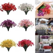 Floral Décor Artificial Flowers 31cm Fake Flowers Garden Plastic Plants