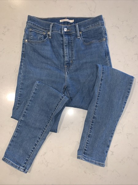 LEVI’S Mile High Super Skinny Women's Blue Stretch Denim Jeans ~ Size 29 W29 L30