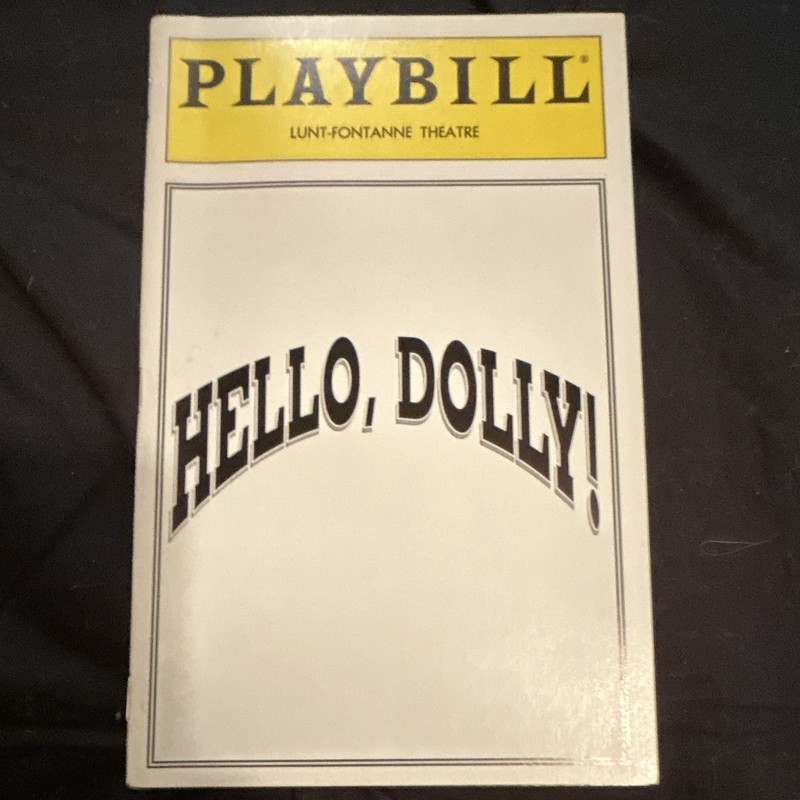 Hello, Dolly! Playbill (Jan 1996) Carol Channing