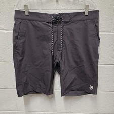 Greyson Indian Wells Board Shorts Men 36x 9 Shepherd Regular 982A Black