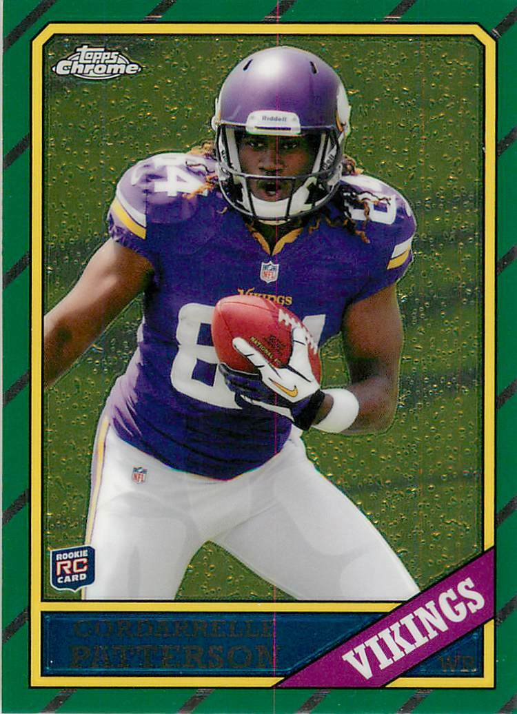 CORDARRELLE PATTERSON 2013 Topps Chrome ROOKIE RC #4 Falcons