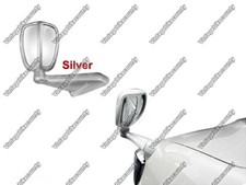 Car Bonnet Fender Side Mirror Wide Angle View Lh Side Silver Universal Fit