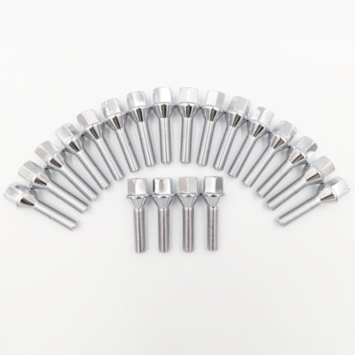 20x M12x1,5, verlängerte Radschrauben 42mm Gewinde für BMW 1er E81 E82 E87 E88