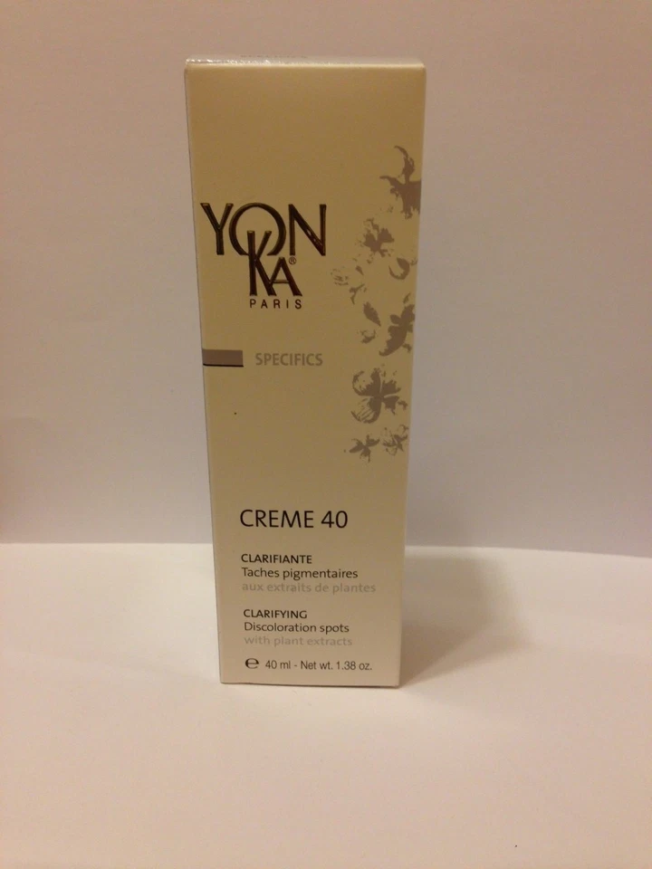 Yonka New Box Cream 40 Pigmentations All Skin 1.4oz Creme BRAND NEW* Sale